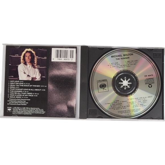Michael Bolton The Hunger CD - CBS 1987 - Picture 2 of 3